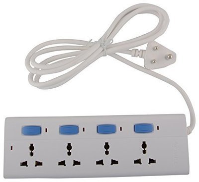 Bull 4 Sockets, 4 Switch 2mtr Extension Board Bull 4 Sockets, 4 Switch 2mtr Extension Board