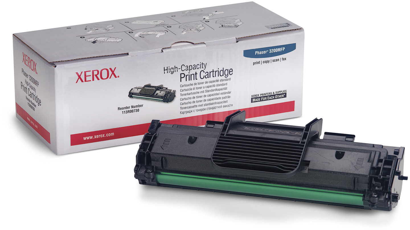 Xerox 3200 Black Toner Cartridge (113R00730) 8496 HSN:8443