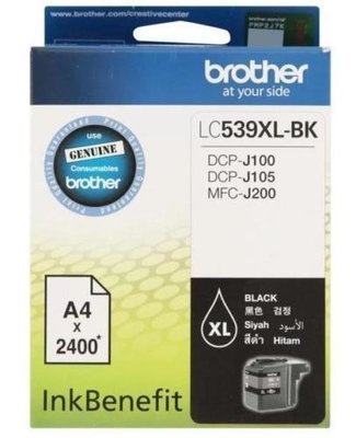 Brother LC539XL Ink Cartridge, Black Brother LC539XL Ink Cartridge, Black