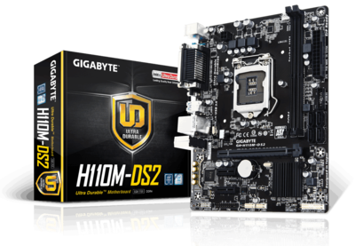 Gigabyte H110M-DS2 Motherboard Gigabyte H110M-DS2 Motherboard