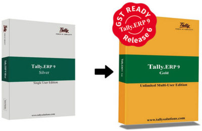 Tally ERP 9 Silver to Gold Upgrade Tally ERP 9 Silver to Gold Upgrade