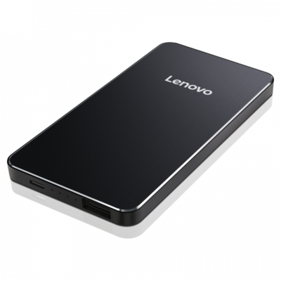 Lenovo 5000mAh Li-ion Polymer Power Bank, Black Lenovo 5000mAh Li-ion Polymer Power Bank, Black