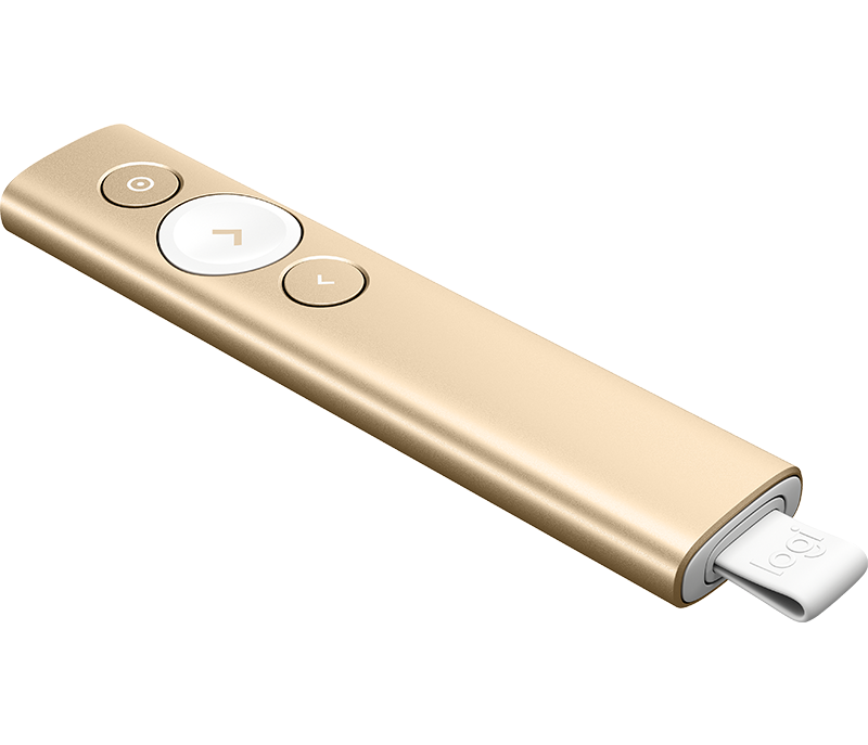 Logitech Spotlight Advanced Presentation Remote, Gold 5150 HSN:84716060