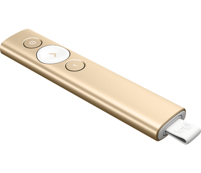Logitech Spotlight Advanced Presentation Remote, Gold Logitech Spotlight Advanced Presentation Remote, Gold