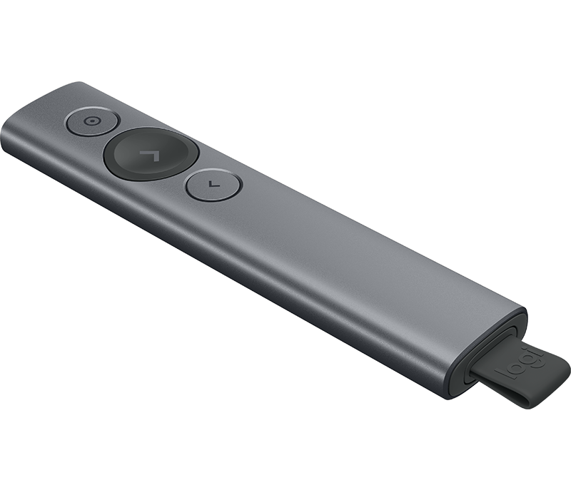 Logitech Spotlight Advanced Presentation Remote, Slate 880804 HSN:84716060