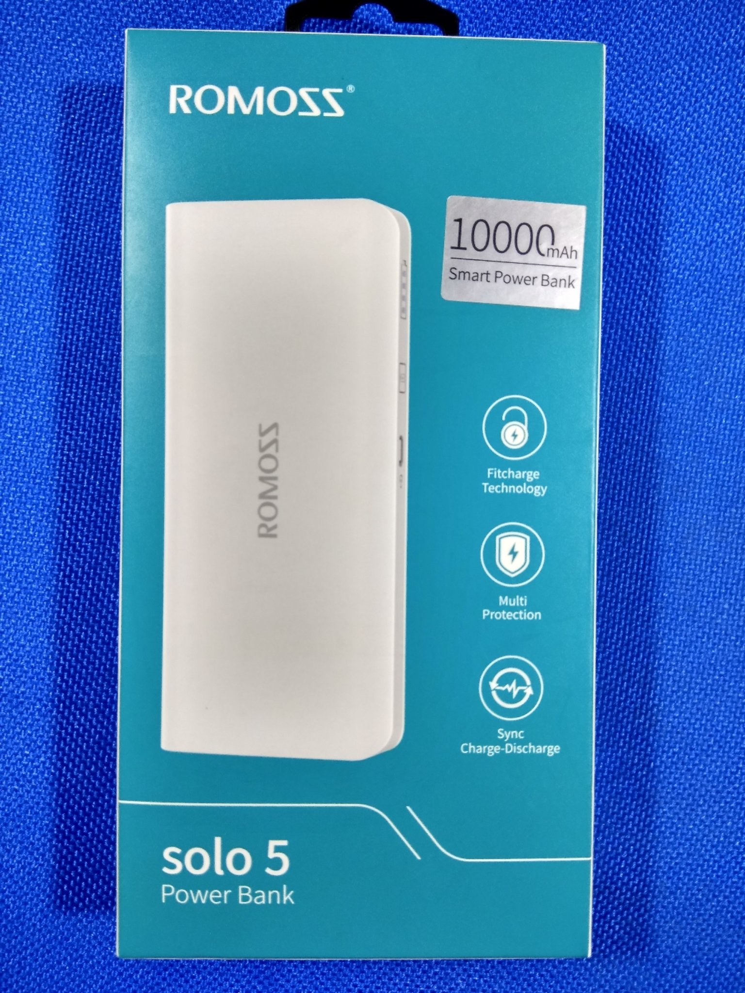 Romoss 10,000 mAh Power Bank (PH50|Solo-5)
