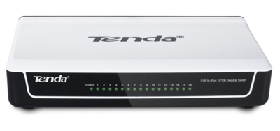Tenda 16-Port Mini Ethernet Switch, TE-S16, 10/100Mbps Tenda 16-Port Mini Ethernet Switch, TE-S16, 10/100Mbps