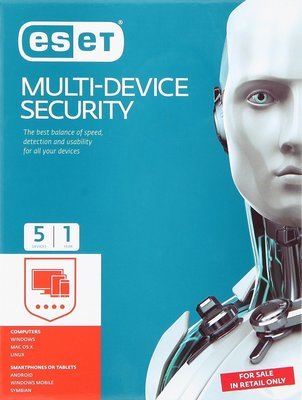 5 User, 1 Year, Eset Smart Multi Device Security 5 User, 1 Year, Eset Smart Multi Device Security