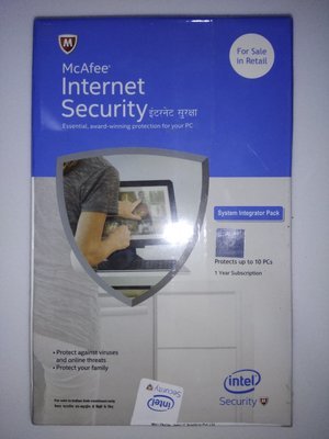 10 User, 1 Year, Mcafee Internet Security 10 User, 1 Year, Mcafee Internet Security