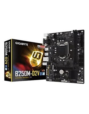 Gigabyte GA-B250M-D2V LGA1151 USB 3.0 Micro ATX Intel Motherboard Gigabyte GA-B250M-D2V LGA1151 USB 3.0 Micro ATX Intel Motherboard