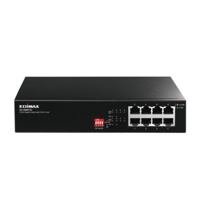 Edimax, GS-1008PH V2, 8-Port Gigabit Switch with 4 PoE+ Ports Edimax, GS-1008PH V2, 8-Port Gigabit Switch with 4 PoE+ Ports