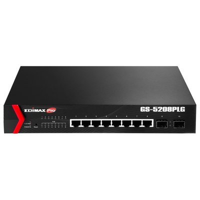 Edimax, GS-5208PLG, 8-Port Gigabit PoE+ with Web Smart Switch Edimax, GS-5208PLG, 8-Port Gigabit PoE+ with Web Smart Switch