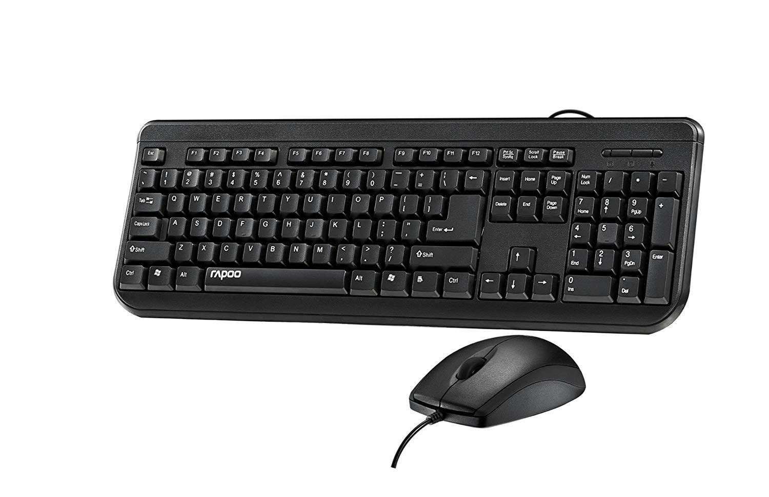 Rapoo NX 1700 USB Keyboard Mouse, Rs.520 LT Online Store