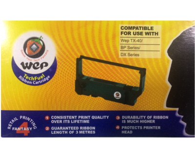 WeP TX40 / BP Series, DX Series Ribbon Cartridge WeP TX40 / BP Series, DX Series Ribbon Cartridge