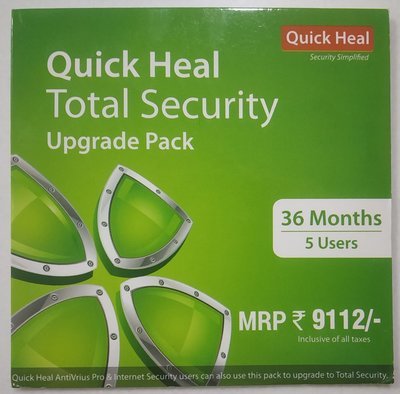 Renewal, 5 User, 3 Year, Quick Heal Total Security Renewal, 5 User, 3 Year, Quick Heal Total Security