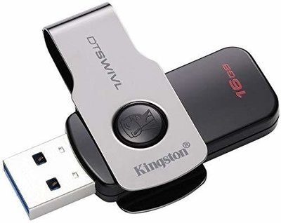 Kingston 16GB Pen Drive, USB 3.1/DTSWIVL Kingston 16GB Pen Drive, USB 3.1/DTSWIVL