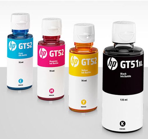 HP Original ink Bottle Use For GT Series GT-ink-Bottle HSN:84439952