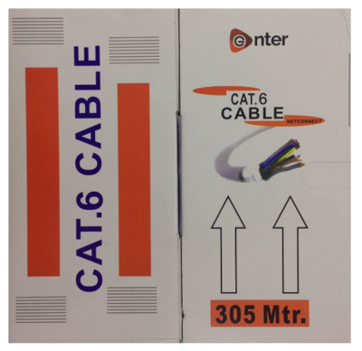 Enter 305 Meter Cat6 Lan Cable Enter 305 Meter Cat6 Lan Cable
