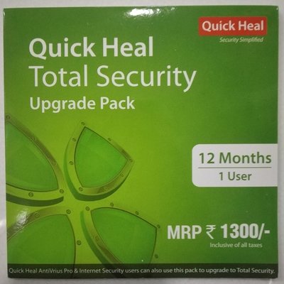 Renewal, 1 User, 1 Year, Quick Heal Total Security Renewal, 1 User, 1 Year, Quick Heal Total Security