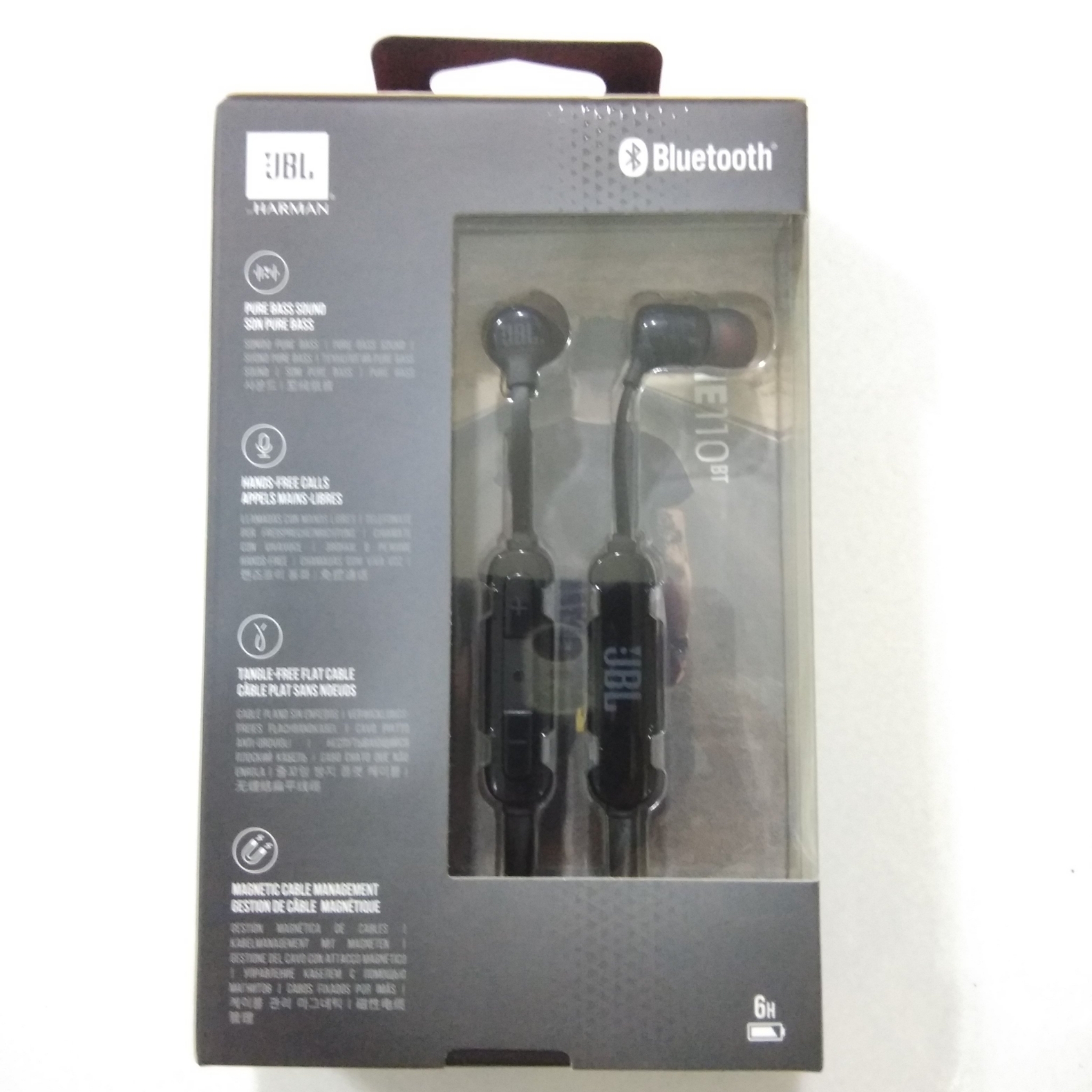 JBL T110BT in-ear Wireless Headphone, Black
