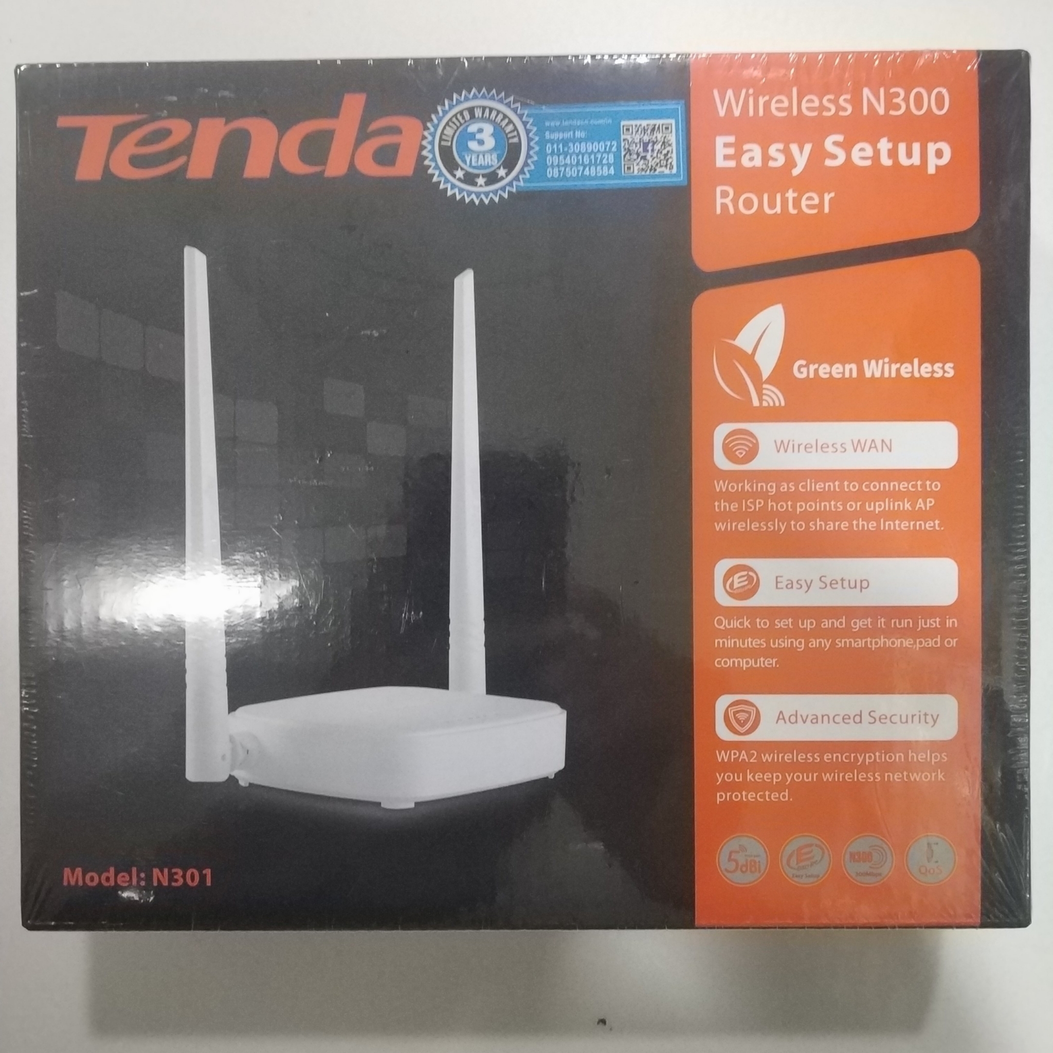 Tenda N301 Wireless-N300 Easy Setup Router