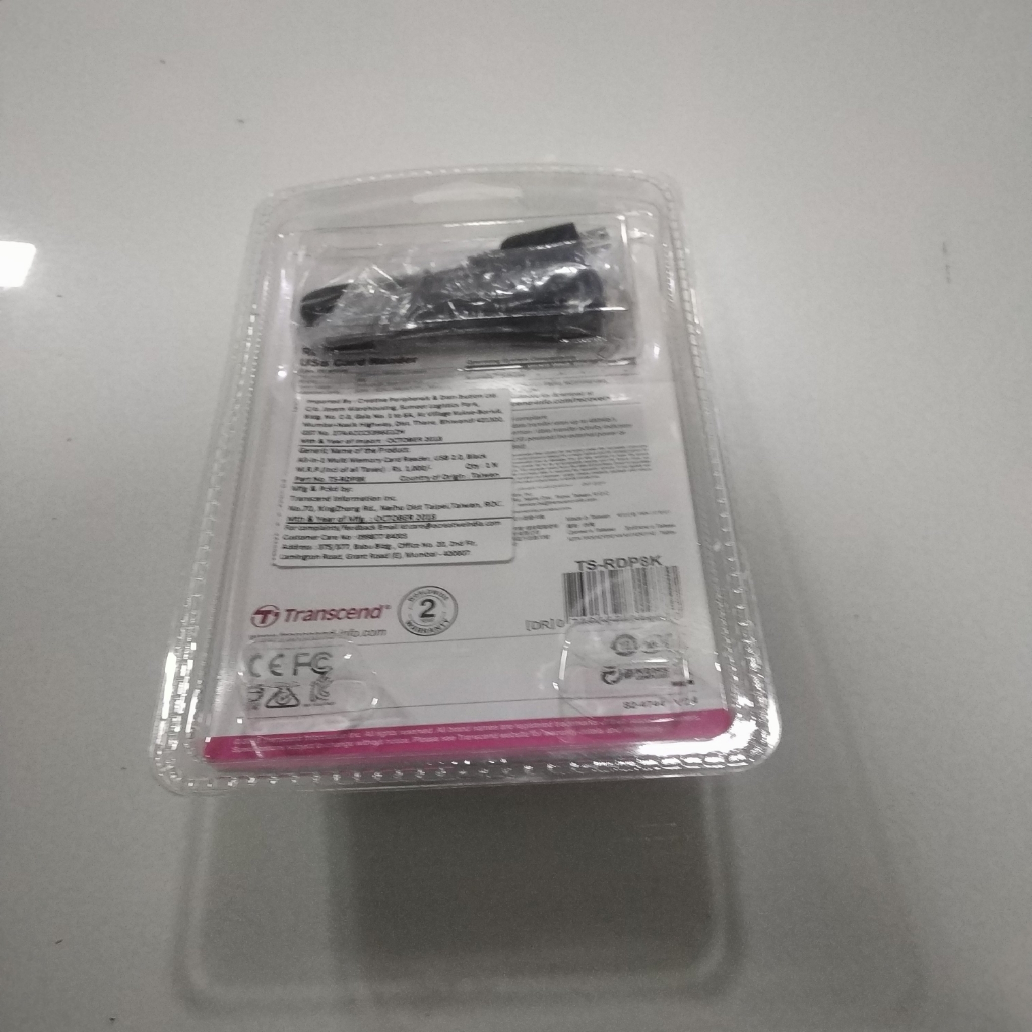 Transcend USB 2.0 Card Reader, TS-RDP8K