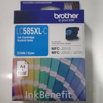 Brother LC585XL Ink Cartridge, Cyan Brother LC585XL Ink Cartridge, Cyan