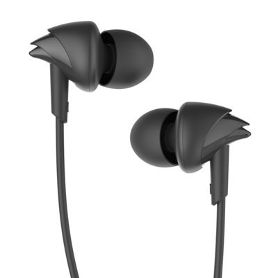 boAt BassHeads 100 in-Ear Headphones with Mic, Black boAt BassHeads 100 in-Ear Headphones with Mic, Black