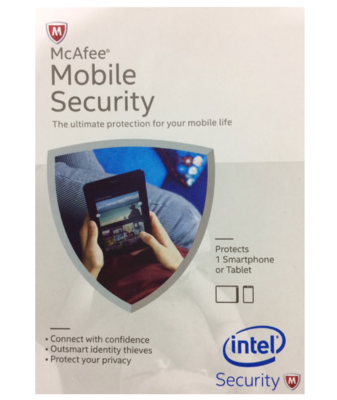 1 Device, 1 Year, McAfee Mobile Security, For Android 1 Device, 1 Year, McAfee Mobile Security, For Android