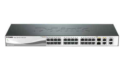D-Link 24-Port 10/100Mbps Smart Switches, DES-1210-28 D-Link 24-Port 10/100Mbps Smart Switches, DES-1210-28