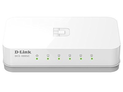 D-Link DES-1005C 10/100 Network Switch, 5-Port D-Link DES-1005C 10/100 Network Switch, 5-Port