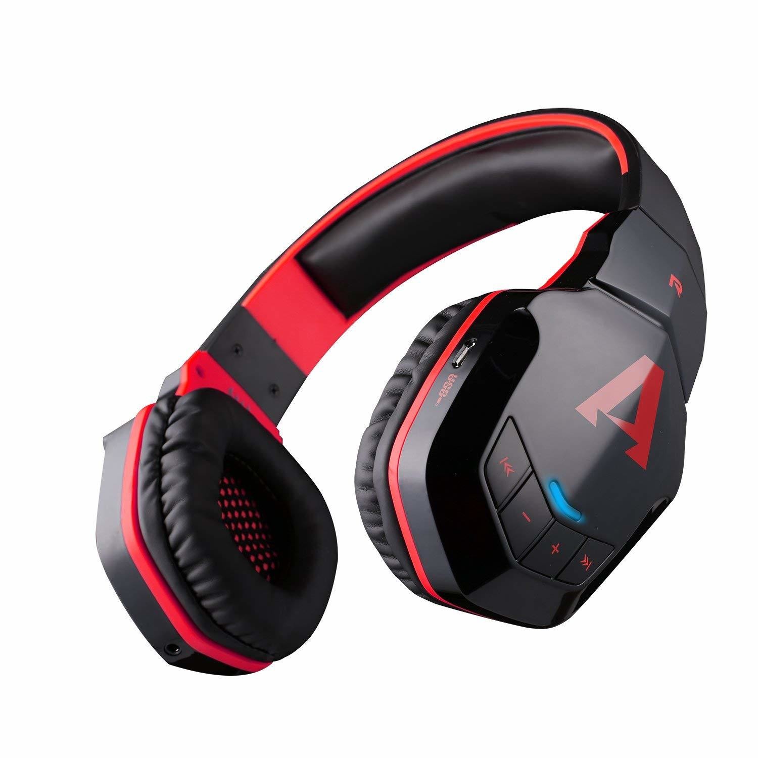 boat rockerz 510 wireless bluetooth headphones, red, rs