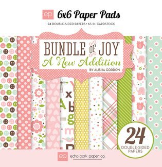 Echo Park 6x6 Paper Pads Bundle of Joy Girl Echo Park 6x6 Paper Pads Bundle of Joy Girl
