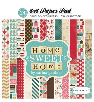 Echo Park Home Sweet Home 6x6 Paper Pad Echo Park Home Sweet Home 6x6 Paper Pad