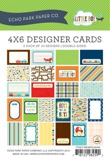 Echo Park Memos - Little Boy 3x4 Cards Echo Park Memos - Little Boy 3x4 Cards