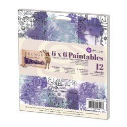 Prima 6x6 Paintable Pad - French Riviera Prima 6x6 Paintable Pad - French Riviera