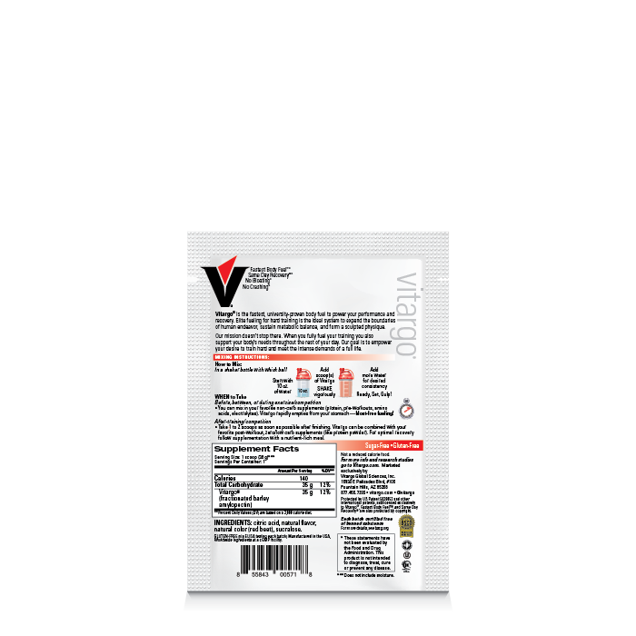 1 scoop Fruit Punch Supp Facts
