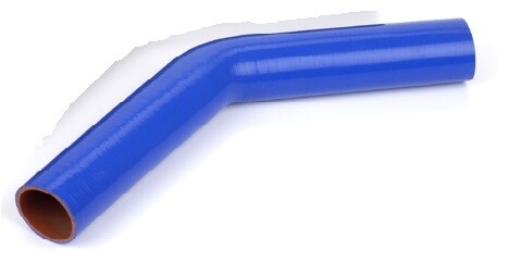 Blue Silicone 45 Deg Elbow Blue Silicone 45 Deg Elbow
