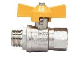 AGA T Handle Ball Valve M&F Chrome Plated Brass AGA T Handle Ball Valve M&F Chrome Plated Brass
