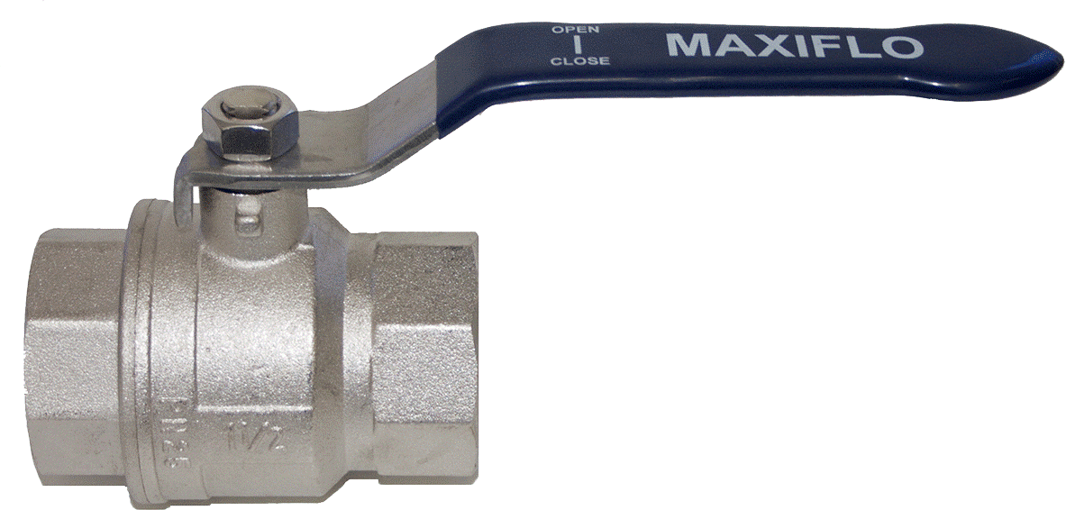 Nickel Plated Full Port Ball Valve F&F Nickel Plated Full Port Ball Valve F&F