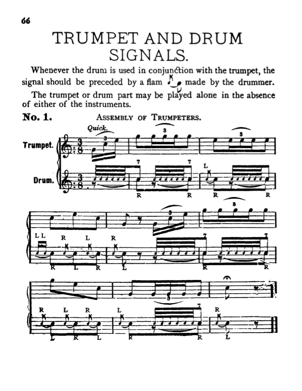 A Book of Instructions for the Field Trumpet and Drums by John Philip