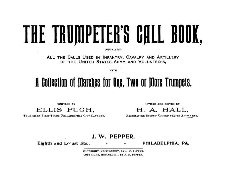 The Trumpeters Call Book By Ellis Pugh Historic Brass