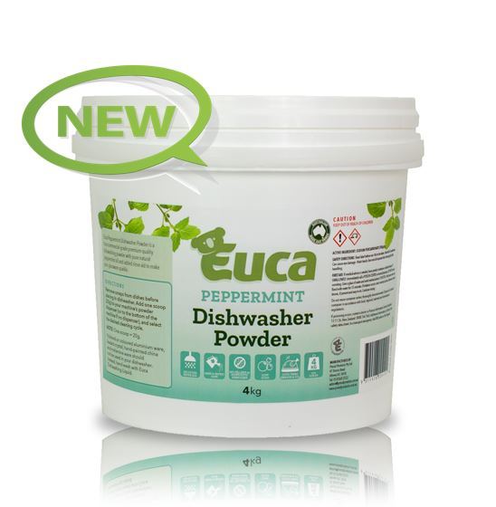 Euca "NEW" Peppermint Eucalyptus Dish Washing Powder - 4kg = 200 Washes - Eco Friendly with No Fillers or other nasties 380N