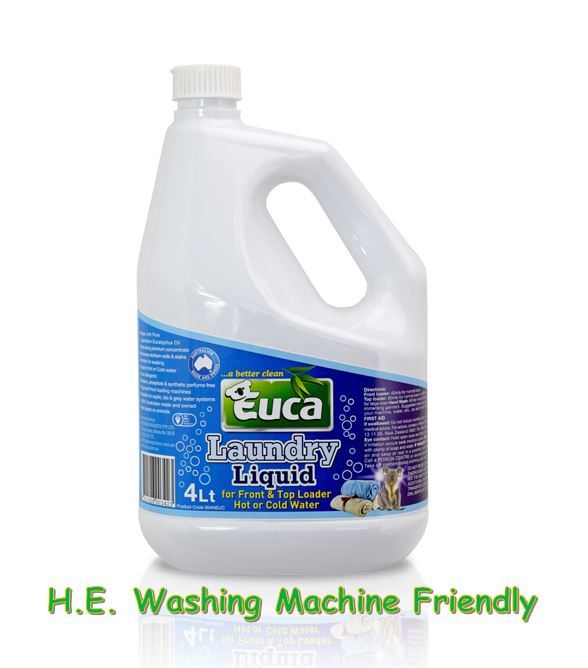 Euca Laundry Liquid - 4LT - Concentrate = 200 Washes* 004NEUC