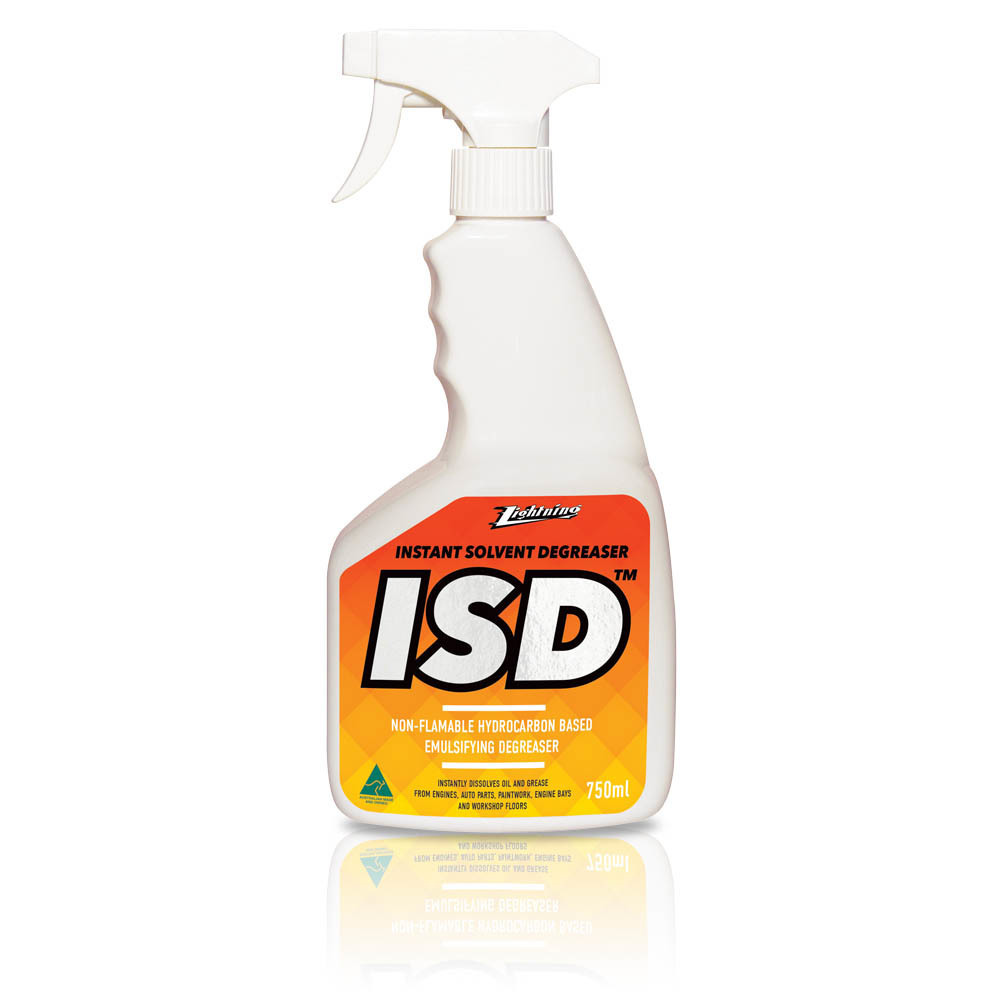 Lightning ISD - Parts Washing Fluid - 4lt & 10lt - Non Flammable & Non Caustic. Use in Parts Wash Machines. 046
