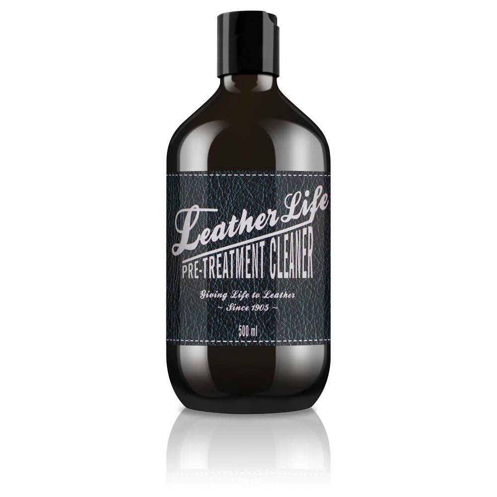 Leather Life - Pre treatment Fluid 500ml - Waterless Cleaner for leathers. Natural Pine Needles plus Tea Tree & Almond oils 071C