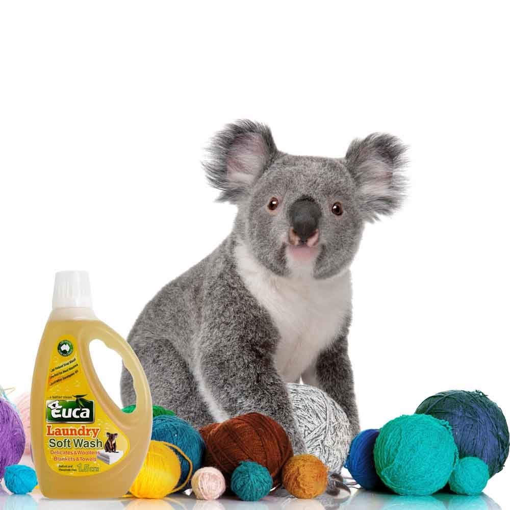 Euca Eucalyptus Soft Wash for wool and delicates doonas and towels 1.5Lt