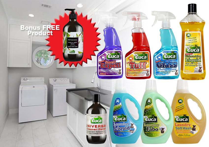 Euca Liquid Range Starter Kit + a Bonus 500ml Botanical ELRSK01