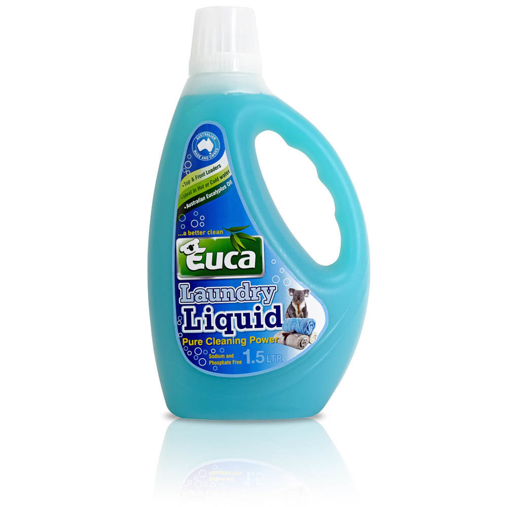 Euca Laundry Liquid - 1.5LT - Concentrate = 75 washes* 004G