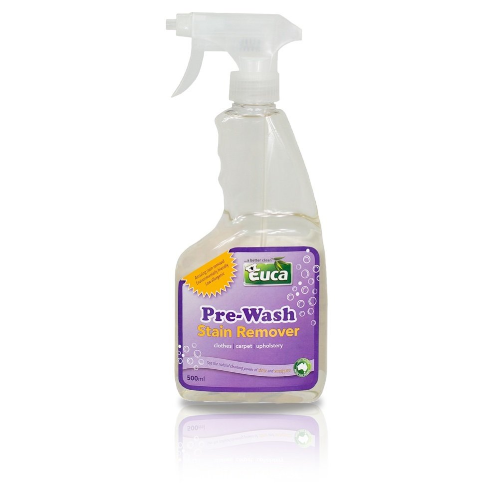 Euca Pre Wash Stain Remover - 500ml - Grease Cutting Power -Super Strong Pre Wash Spray - Natural Citrus & Eucalyptus 561COL